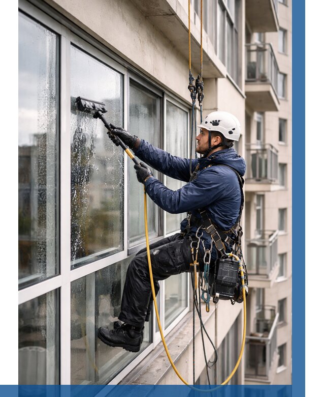 Мойка балконного остекления в Элисте от 3625 р. | ВЫСОТНИК-Элс