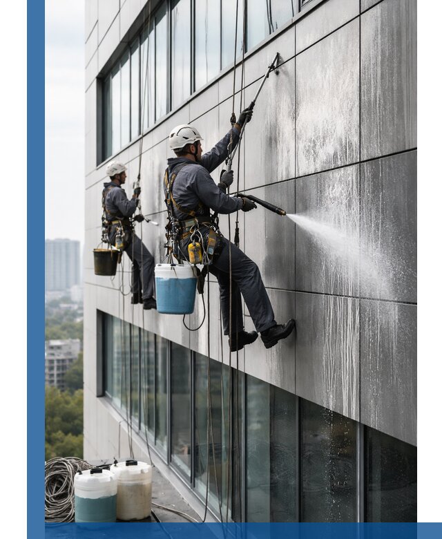 Профессиональная мойка вентилируемых фасадов в Элисте