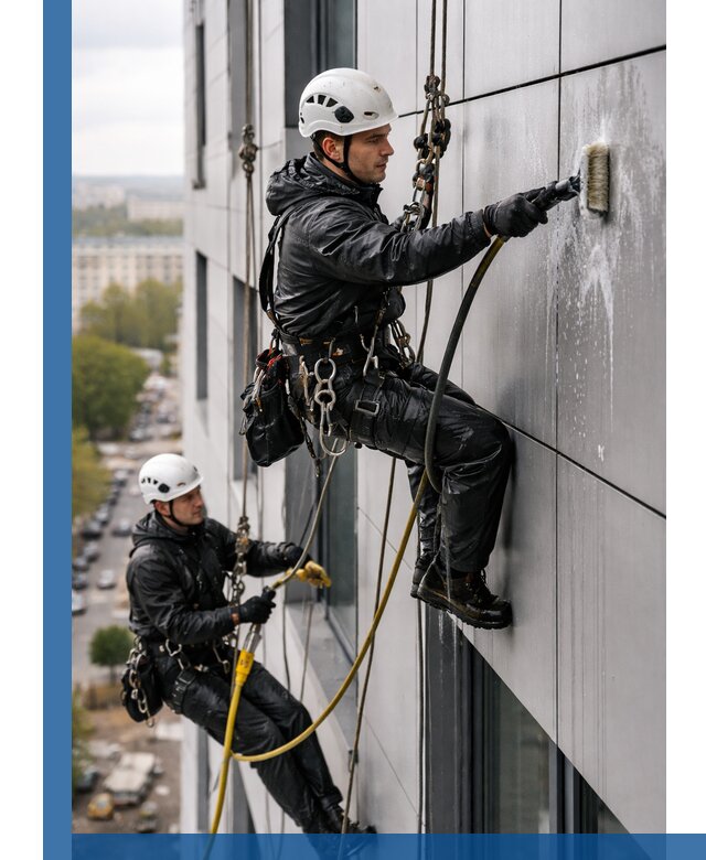 Профессиональная мойка фасада из композита в Элисте