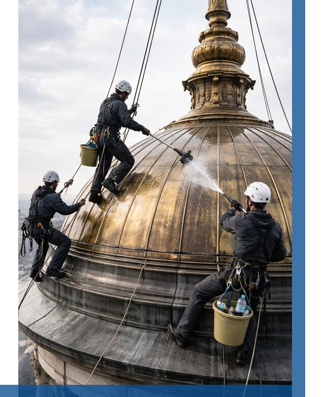 Мойка куполов и шпилей в Элисте от 8285 р. - заказать | ВЫСОТНИК-Элс