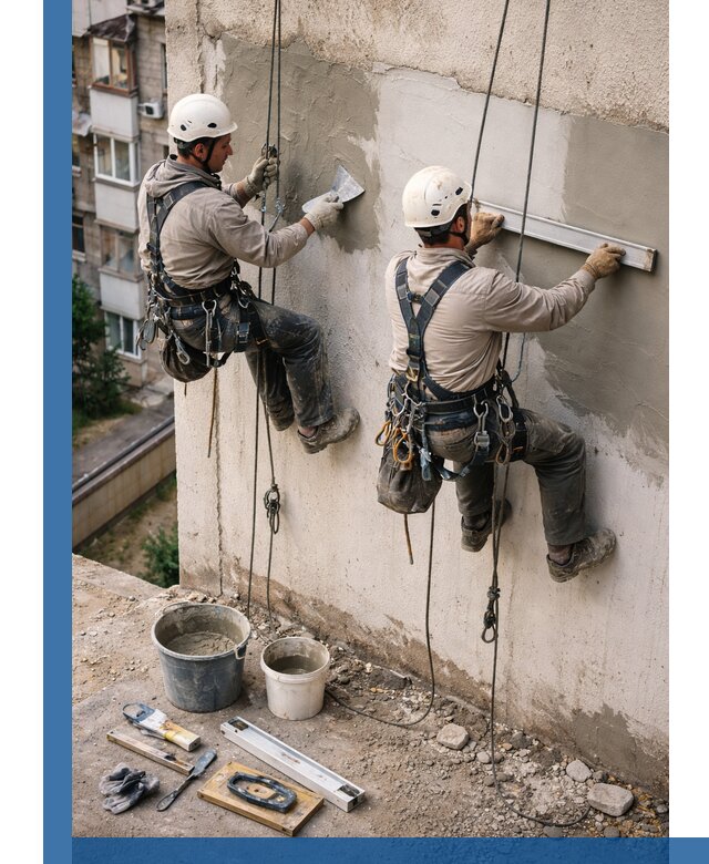 Комплексный ремонт штукатурного фасада с гарантией в Элисте