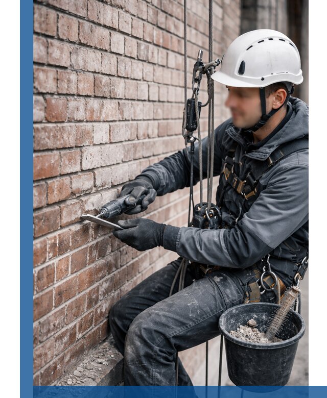 Расшивка кирпичных швов фасадов и стен, ремонт в Элисте