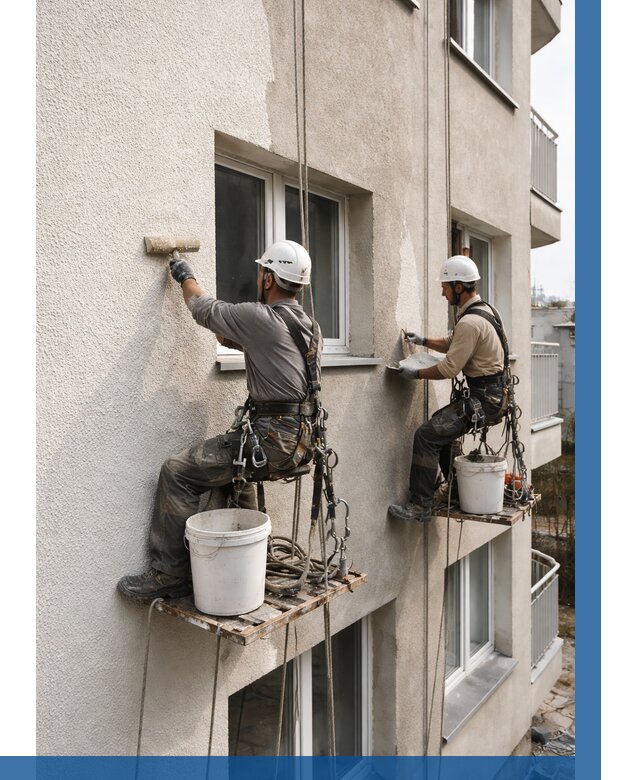 Нанесение короеда на фасад в Элисте от 466 р. | ВЫСОТНИК-Элс