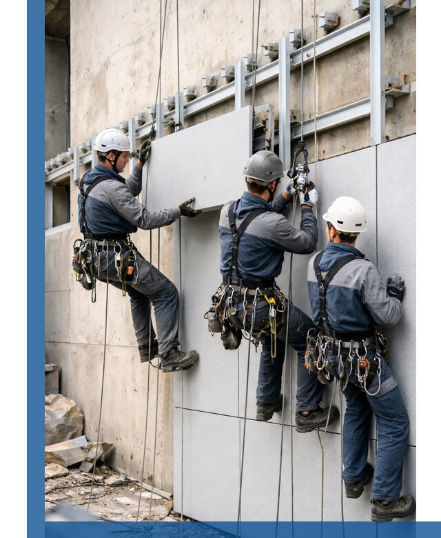 Монтаж вентилируемого фасада в Элисте под ключ с гарантией качества