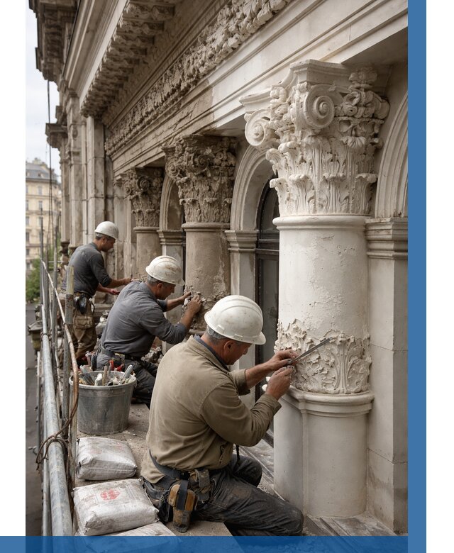 Реставрация фасадной лепнины в Элисте от 2589 р. | ВЫСОТНИК-Элс