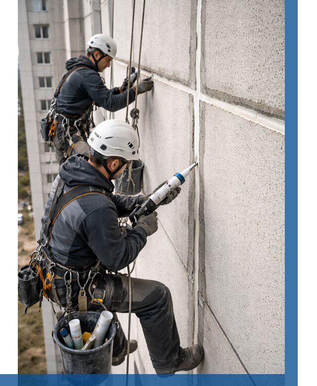 Герметизация межпанельных швов в Элисте от 725 р. | ВЫСОТНИК-Элс