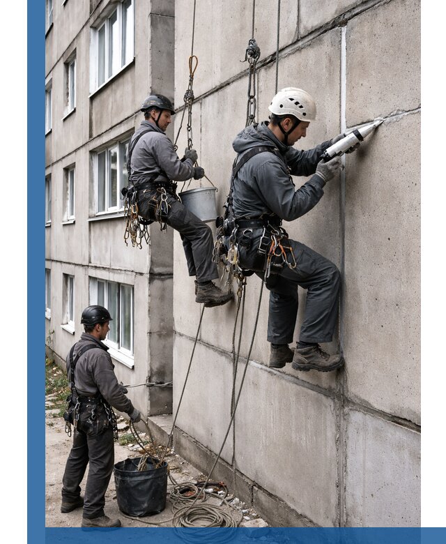 Герметизация межпанельных швов в Элисте с гарантией герметичности