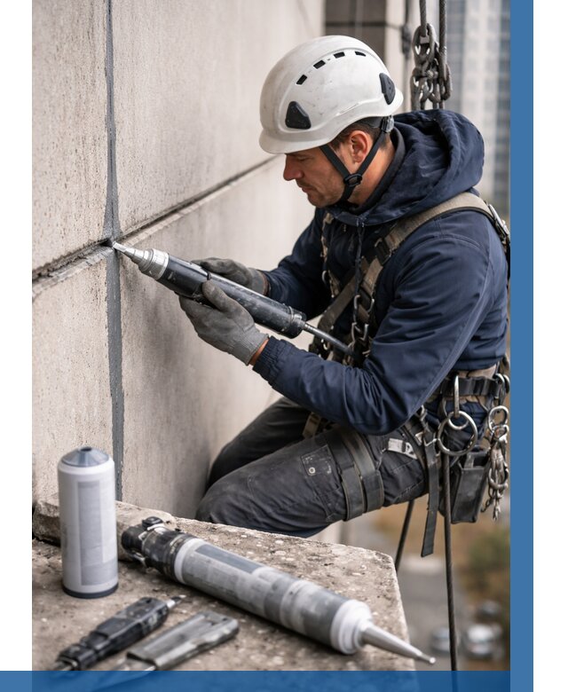 Вторичная герметизация швов в Элисте от 466 р. | ВЫСОТНИК-Элс