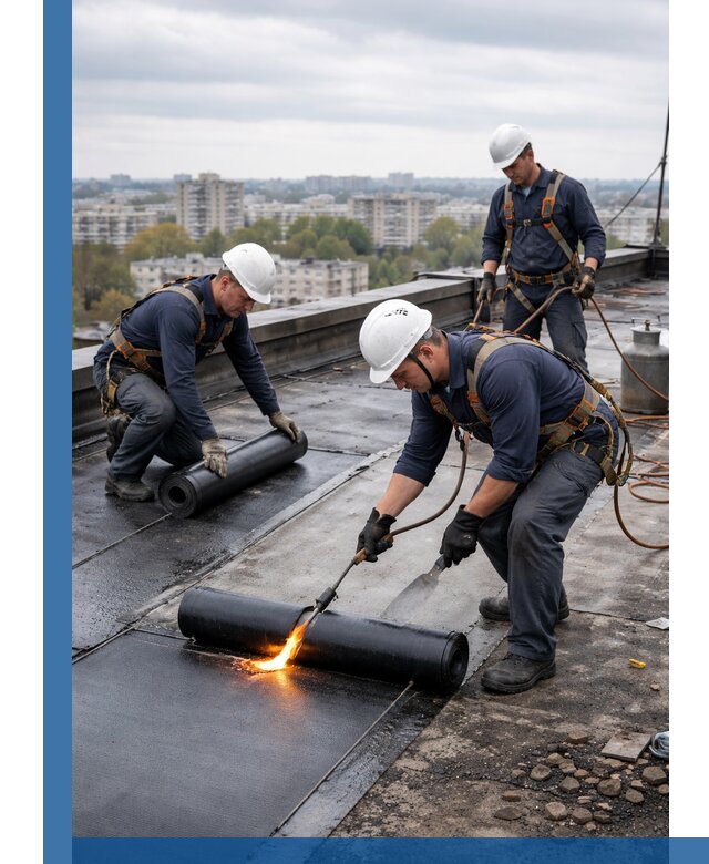 Ремонт наплавляемой кровли в Элисте качественно и надежно