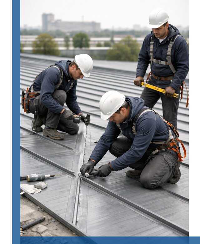 Ремонт фальцевой кровли в Элисте срочно и качественно