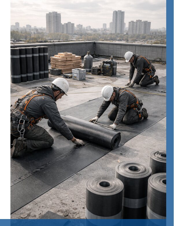 Монтаж мягкой кровли под ключ в Элисте от 466 р. | ВЫСОТНИК-Элс