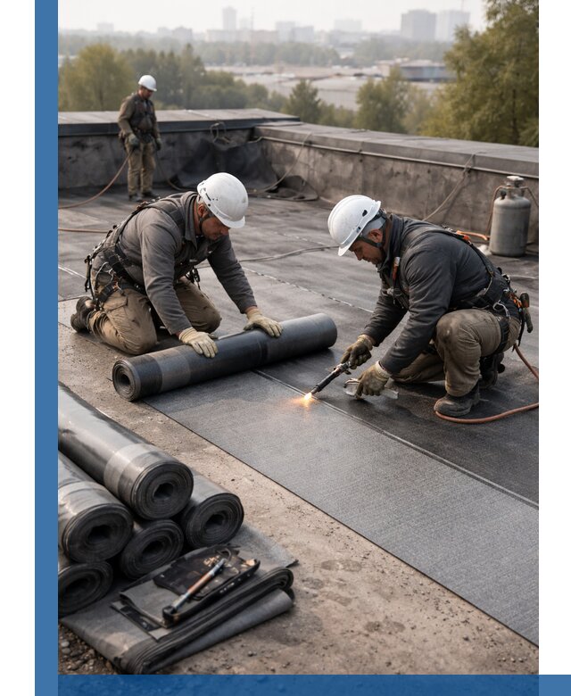 Монтаж мягкой кровли в Элисте профессионально и надежно