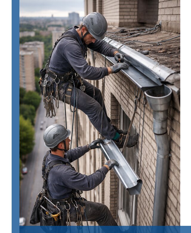 Ремонт водосточных желобов в Элисте, быстро и качественно