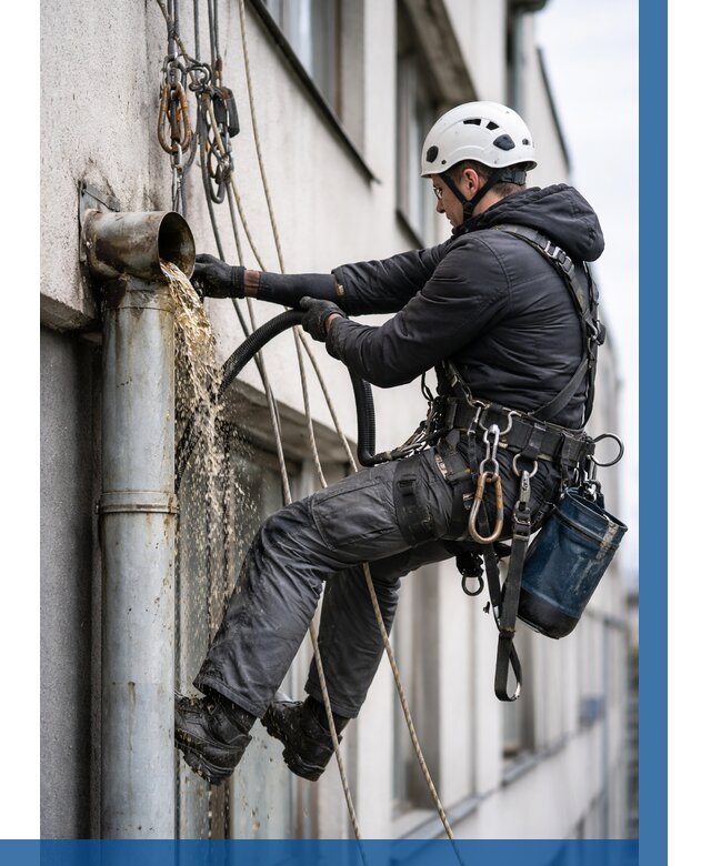 Прочистка водосточных труб в Элисте от 3625 р. | ВЫСОТНИК-Элс