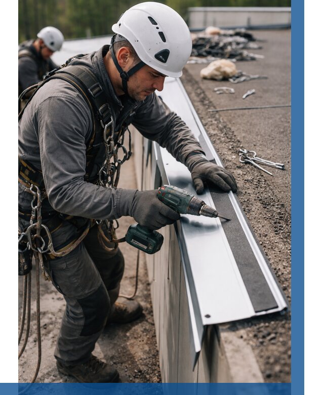 Монтаж капельника на кровле в Элисте от 311 р. | ВЫСОТНИК-Элс