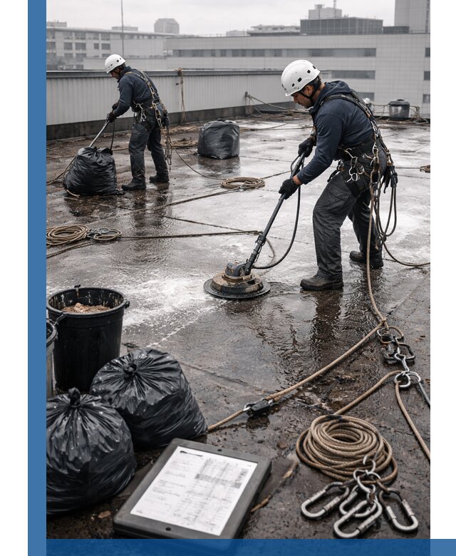 Плановая очистка кровли по графику в Элисте для безопасности