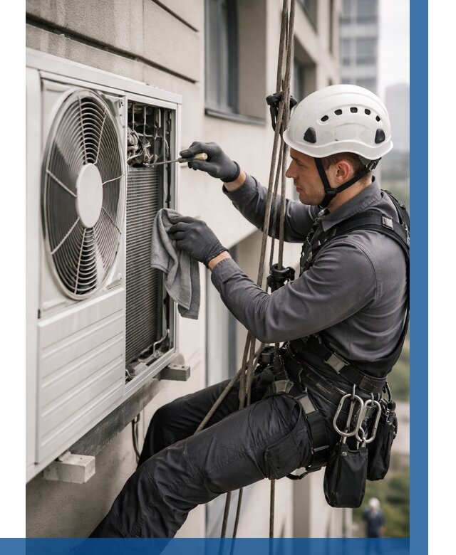 Обслуживание внешнего блока кондиционера в Элисте от 2796 р.ВЫСОТНИК-Элс