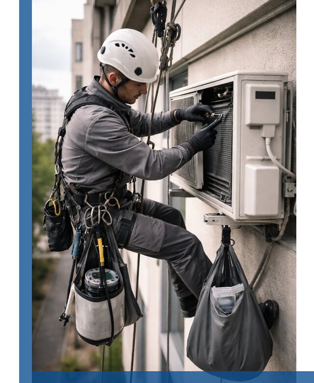 Обслуживание внешнего блока кондиционера в Элисте профессионально