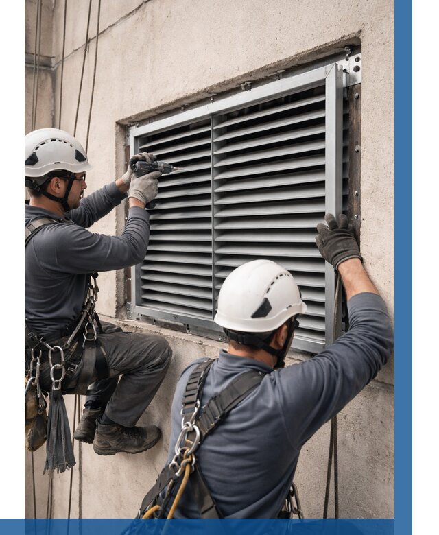 Монтаж вентиляционных решеток в Элисте от 4660 р. | ВЫСОТНИК-Элс