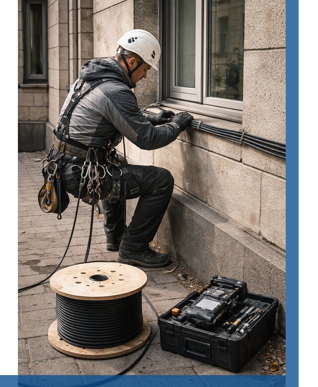 Прокладка оптоволоконного кабеля в Элисте от 828 р. | ВЫСОТНИК-Элс