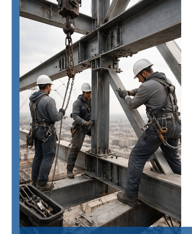 Профессиональный монтаж металлоконструкций на высоте в Элисте