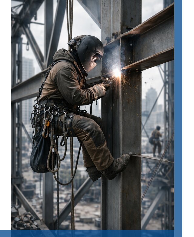 Высотные сварочные работы в Элисте от 3625 р. | ВЫСОТНИК-Элс