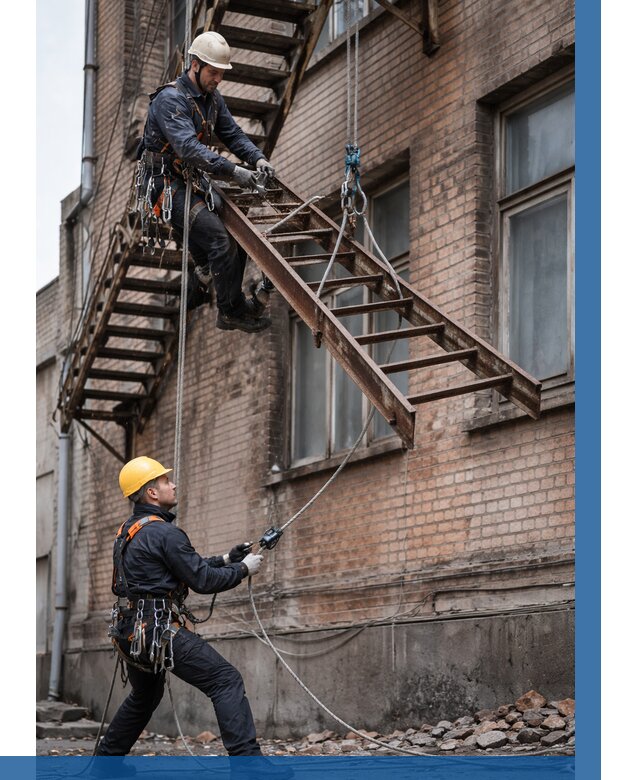 Демонтаж пожарной лестницы в Элисте от 12427 р. | ВЫСОТНИК-Элс