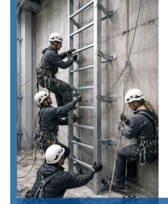 Монтаж металлических лестниц в Элисте под ключ со гарантией