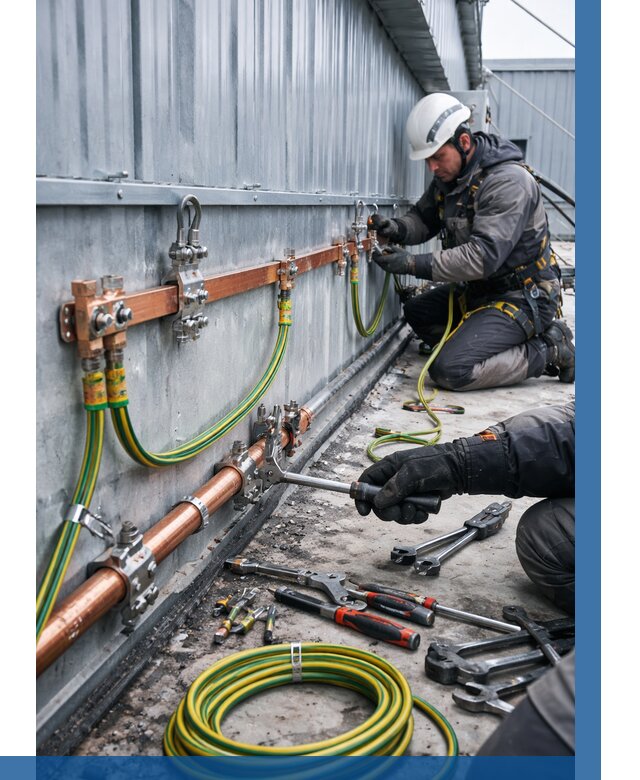 Монтаж заземления здания в Элисте от 25890 р. | ВЫСОТНИК-Элс