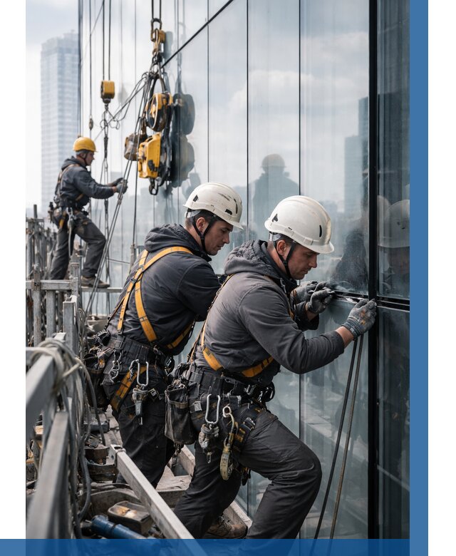 Структурное остекление фасадов в Элисте от 9838 р. | ВЫСОТНИК-Элс