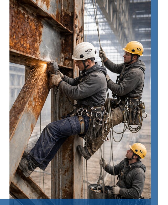 Зачистка металла от ржавчины в Элисте от 362 р. | ВЫСОТНИК-Элс