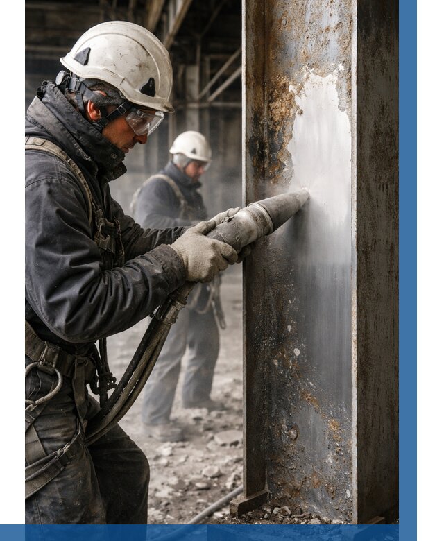 Удаление старой краски с металла в Элисте от 466 р. | ВЫСОТНИК-Элс