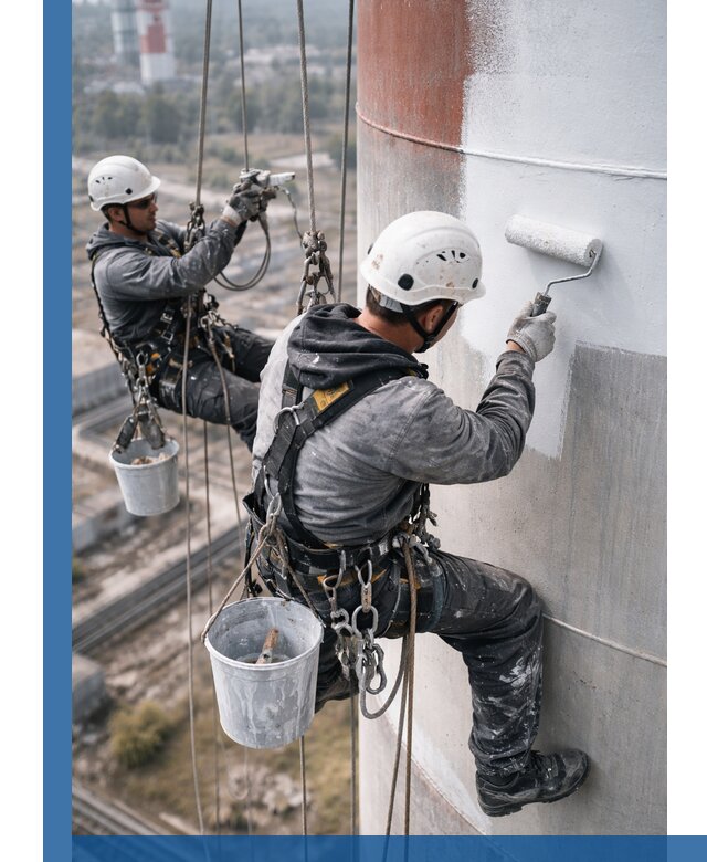 Покраска дымовых труб в Элисте: антикоррозийная защита и восстановление