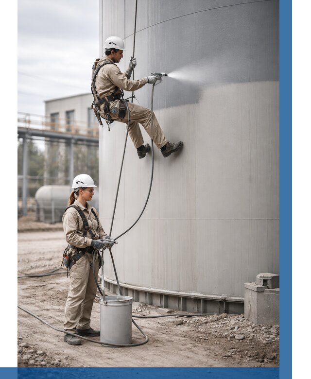 Покраска резервуаров в Элисте от 1243 р. | ВЫСОТНИК-Элс — заказать