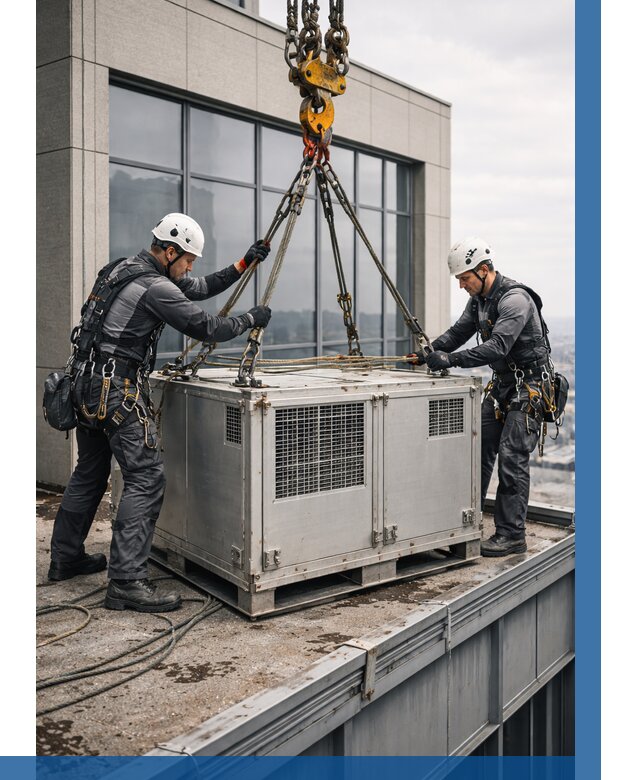 Такелажные работы на высоте в Элисте от 8285 р. | ВЫСОТНИК-Элс