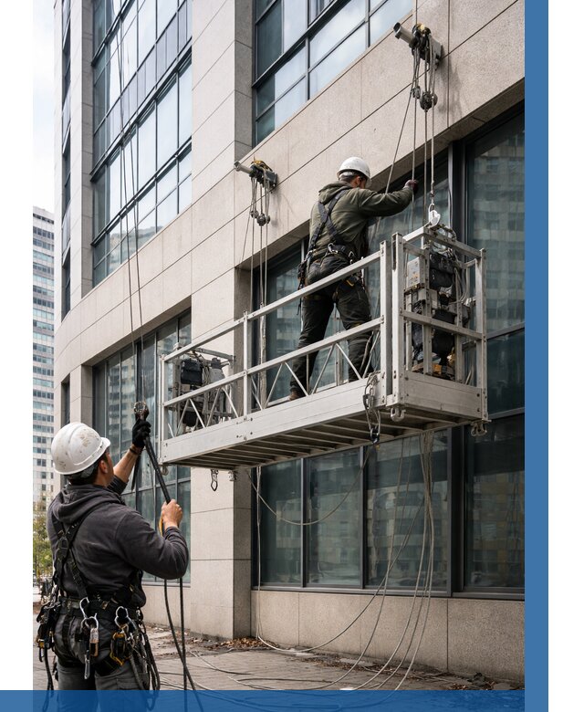 Монтаж и подъем фасадной люльки в Элисте от 12427 р. | ВЫСОТНИК-Элс