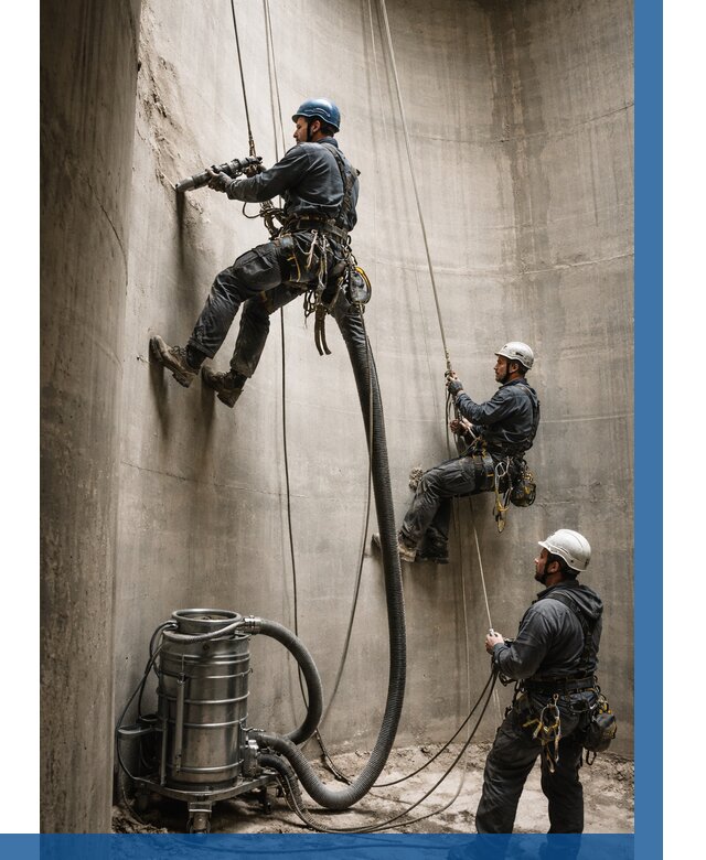 Зачистка силосов в Элисте от 4660 р. Договор и смета ВЫСОТНИК-Элс