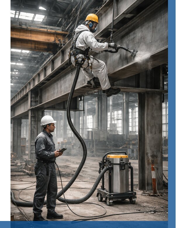 Обеспыливание конструкций в цехе в Элисте от 4350 р. | ВЫСОТНИК-Элс