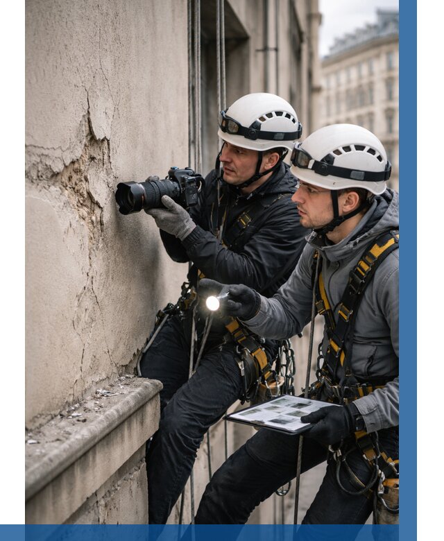 Фотофиксация дефектов фасада в Элисте от 4660 р. | ВЫСОТНИК-Элс