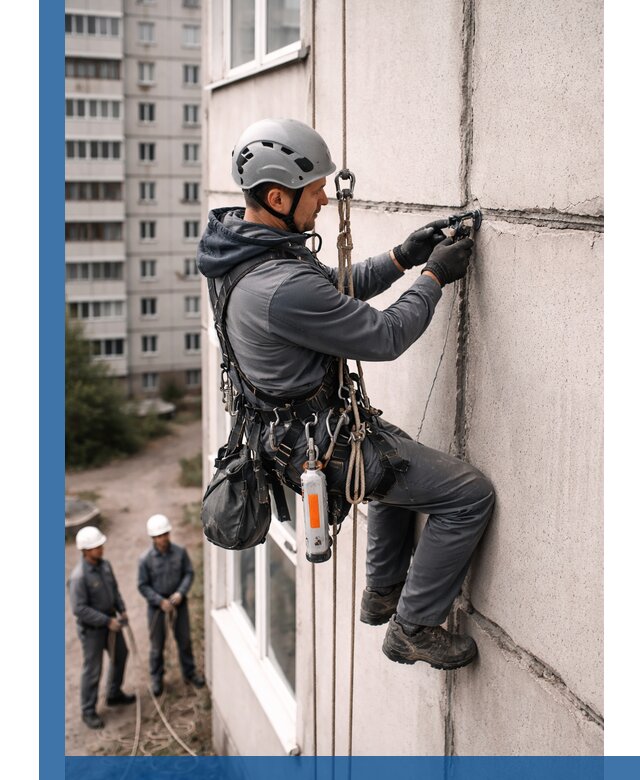 Обследование межпанельных швов и герметизация в Элисте